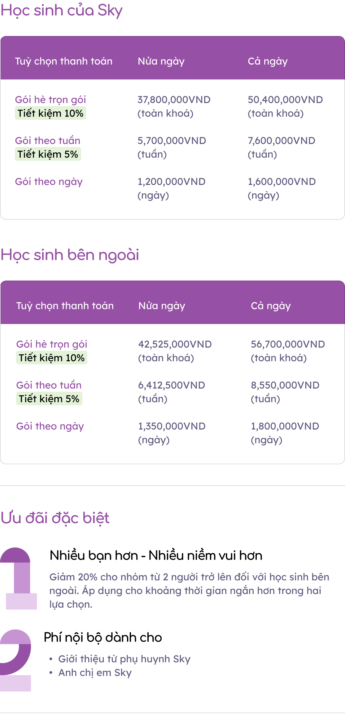 Fee Structure Vi Mobile